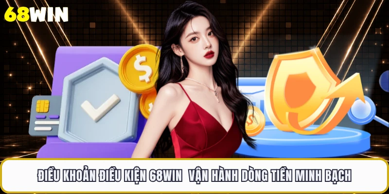 Điều khoản điều kiện 68WIN  vận hành dòng tiền minh bạch